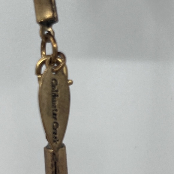 Coldwater Creek corded Statement necklace with natural stones Vintage - Picture 9 of 13